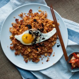 Kimchi Fried Rice - Recipe photo by tworedbowls