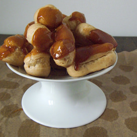 Caramel Eclairs - Recipe photo by Ola