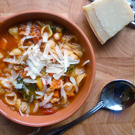 Winter Minestrone - Recipe photo by Abbes Cooking Antics