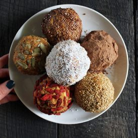 Cinnamon Sweet Potato Truffles - Recipe photo by Nutrition Stripped