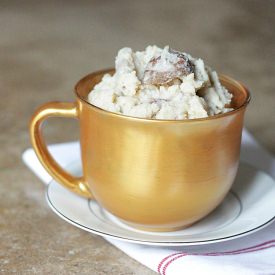Crock Pot Garlic Parm Mashed Potatoes - Recipe photo by ThePinningMama