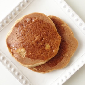 Skinny Whole Wheat Pancakes - Recipe photo by TheSkinnyFork