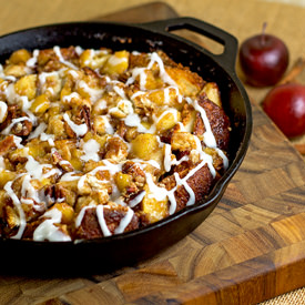 Jack Daniels Apple Cobbler - Recipe photo by The Midnight Baker