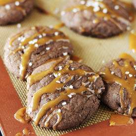Salted Caramel Hot Chocolate Cookie - Recipe photo by Beyondfrosting