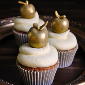 Golden Apple Strudel Cupcakes - Recipe photo by JuniperCakery