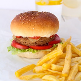 Vegan Onion Burger - Recipe photo by Vegandare