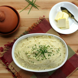 Crock Pot Creamy Mashed Potatoes - Recipe photo by DinnerMom
