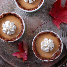 Pumpkin Panna Cotta with crust - Recipe photo by boulderlocavore
