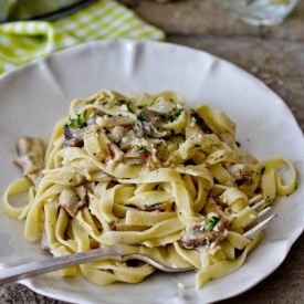 Porcini & White Wine Tagliatelle - Recipe photo by Health Inspirations