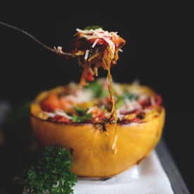 Butter Roasted Tomatoes & Squash - Recipe photo by Cultural Chromatics