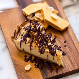 Peanut Butter Honeycomb Pie - Recipe photo by kitchenette