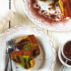 Pumpkin, Matcha Tea and Cocoa Cake - Recipe photo by Just My Delicious