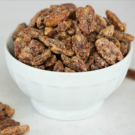 Cinnamon-Sugar Candied Pecans - Recipe photo by browneyedbaker