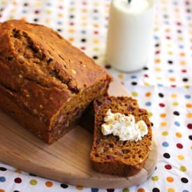 Pomegranate Pumpkin Bread - Recipe photo by SweetTMakes3