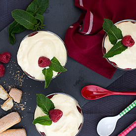 Raspberry Tiramisu - Recipe photo by strudelandcream