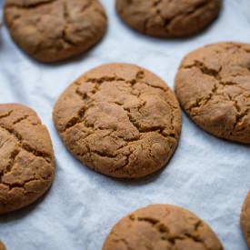 Maple & Ginger Cookies - Recipe photo by rhiannonveganmelbourne