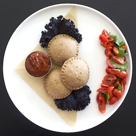 Baked Samosas with Sprouted Moong - Recipe photo by Farm On Plate