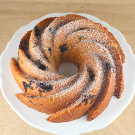 Lemon Blueberry Ricotta Bundt Cake - Recipe photo by foodlibrarian