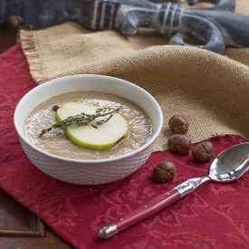 Chestnut Pear Soup - Recipe photo by thatskinnychickcanbake