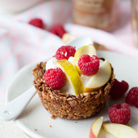 Spiced Breakfast Granola Cups - Recipe photo by dagmarskitchen.se