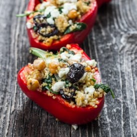 Greek Stuffed Peppers - Recipe photo by edibleASH
