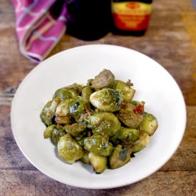 Brussels Sprouts Maggi Seasoning - Recipe photo by misspickledplum