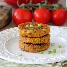 Sweet Potato Chickpea Patties - Recipe photo by K.abc