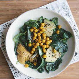 Turmeric Chickpea Salad - Recipe photo by dollyandoatmeal