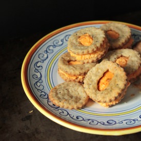 Olive Cracker with Pimento Cheese - Recipe photo by food nasty