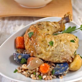 Roasted Chicken with Herb Butter - Recipe photo by cfaust