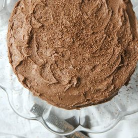 Chocolate Snickerdoodle Cake - Recipe photo by momadvice