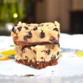 Cookie Dough Brownies - Recipe photo by monicasbakes