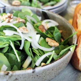 Winter Salad w/ Walnut Vinaigrette - Recipe photo by FunnyLoveLindsay