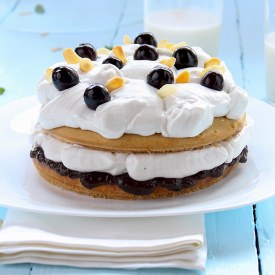 Coconut and Almond Mousse Cake - Recipe photo by Vegandare
