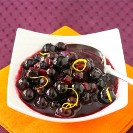 Savory Blueberry Sauce - Recipe photo by Lizthechef