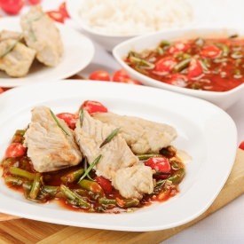 Baked Flounder with Vegetables - Recipe photo by cookingnook lady