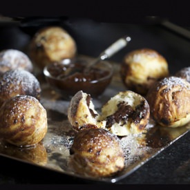 Danish Aebleskivers - Recipe photo by panning the globe