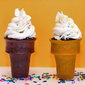 Ice Cream Cone Cupcakes - Recipe photo by momvstheboys