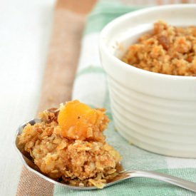 A Bit Healthier Apple Crumble - Recipe photo by Like Chocolate