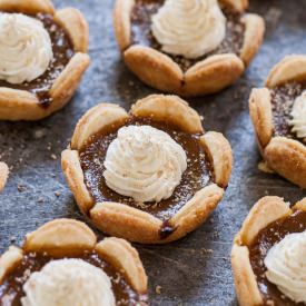 Mini Pumpkin Pies - Recipe photo by flourarrangements