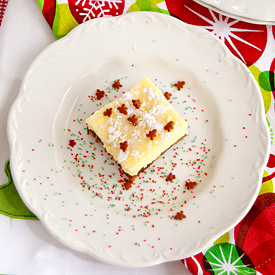 Cookie Crust Cheesecake Squares - Recipe photo by LanaAnn
