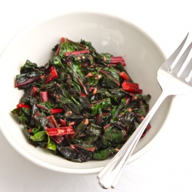 Sautéed Swiss Chard with Ginger - Recipe photo by thegreatist