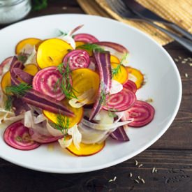 Beet, Fennel & Carrot Salad - Recipe photo by goodiesavolonte