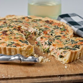 Salmon and Spinach Quiche - Recipe photo by Suzanneper
