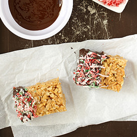 Peanut Butter Rice Crispy Treats - Recipe photo by chocolatemoosey