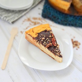 Pumpkin Pecan Cheesecake - Recipe photo by sundaymorning bananapancakes