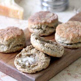 Parmesan-Thyme Buttermilk Biscuits - Recipe photo by K.abc