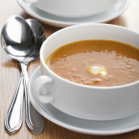 Ginger-Orange Carrot Soup - Recipe photo by WellBella