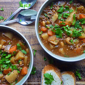 Slow Cooker Beef and Bean Hotpot - Recipe photo by Abbes Cooking Antics