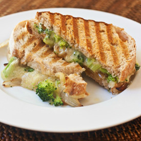 Broccoli Cheddar Panini - Recipe photo by PaniniKathy